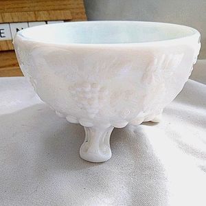 Footed Milkglass bowl by Westmoreland